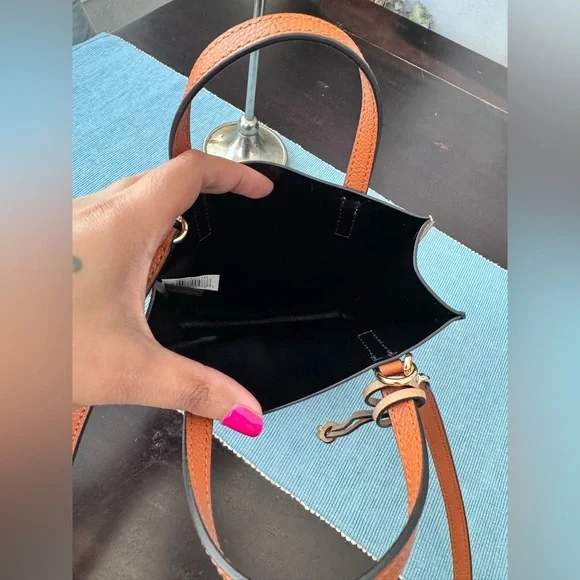 Marc Jacobs Mini Grind Colorblock Leather Tote Crossbody Bag. - Picture 7 of 11